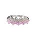 Sweet Ins Open Pink Heart Girl's Cold Wind Zircon Unique Design Light Luxury Exquisite Ring For Women_ipsvogv.com