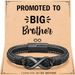 Black Magnetic 8-Shape To My Man Leather Stainless Steel Men's Bracelet_ipsvogv.com