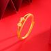Live Mouth Sand Gold Ring, Women's Temperament, Multi Style Bow, Bamboo Knot, Copper Alloy Jewelry_ipsvogv.com