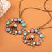 Hot Selling Items, Personalized Accessories With Pearls Embedded In LUCKY Style Anti War Flower Necklace_ipsvogv.com