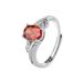 Internet Celebrity Live Streaming Hot Selling Light Luxury Pomegranate Red Super Sparkling Zircon For Women With A_ipsvogv.com