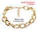 Jewelry Minimalist Punk Hip-hop Mix Match For Men And Women Exaggerated Handmade Aluminum Chain Necklace_ipsvogv.com