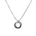 Three Ring Pendant With Interlocking Rings, Cool And Stylish Titanium Steel Necklace, Trendy Men's Accessory_ipsvogv.com