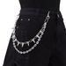 New Style Accessories, Personalized Hip-hop Metal Rivets, Double-layer Pants Waist Chain, Fashionable And Trendy_ipsvogv.com