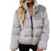 Women's Clothing fashionable fur tops women's coats fox fur short coats_ipsvogv.com