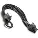 Stainless Steel Personality Viking Wolf Head Franco Link Chain Bracelet For Men_ipsvogv.com