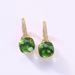 Purple Candy Earrings For Women S925 Silver Gold Plated Colored Gemstone Earrings Light Luxury Fashion High End_ipsvogv.com