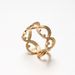 Japanese Korean Style Smiling Face Wide Cut Open Hollow Index Finger Joint For Women's Instagram Cold And Minimalist_ipsvogv.com