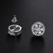 Unisex popular full diamond hip hop earrings round micro inlaid zircon thread earrings men's earrings hot selling earrings_ipsvogv.com