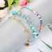New Bohemian Colored Rice Bead String Turquoise Gold Disc Bracelet Set Of 3_ipsvogv.com