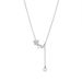 Beifei S Pure Silver Butterfly Necklace For Women, Light Luxury, Versatile, High-end, Tassel Pearl Collarbone Chain,_ipsvogv.com