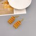 Long hollowed out emi-circular wind chime, niche luxury ilver needle earring, copper plated real gold ear_ipsvogv.com