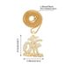 New Style Spliced OTF Necklace Creative Versatile Alloy Inlaid Diamond Letter Pendant_ipsvogv.com