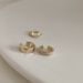 Niche Geometric Japanese And Korean Style Women's Zircon Ear Clips, No Punching, Simple And High End Double Layer Ear Clips_ipsvogv.com