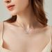 Necklace S925 sterling silver Mobius double ring clavicle chain light luxury niche high end necklace jewelry_ipsvogv.com