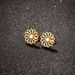 New Fashion Sweet Earrings Stainless Steel Cute Hollow Forest Daisy Flower Earrings Spot_ipsvogv.com