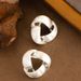 Fashionable Minimalist Frosted Brushed Geometric Triangle With Female Niche Temperament, Versatile And High-end Silver_ipsvogv.com
