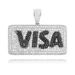 Men's Jewelry VISA Card Zircon Pendant Hip Hop Personality Hip Hop Pendant_ipsvogv.com