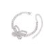 Fashionable Accessories, Sexy Butterfly Anklet, Multi-layer Fashionable Full Water Diamond Anklet_ipsvogv.com