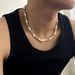 Surfer Coconut Shell Starfish Necklace For Men's Hip Hop, Small And High End, Combination Wood Bead Collar Chain Jewelry_ipsvogv.com