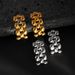 INS Fashionable INS Retro Polished Watch Strap Earrings OOTD Accessories_ipsvogv.com