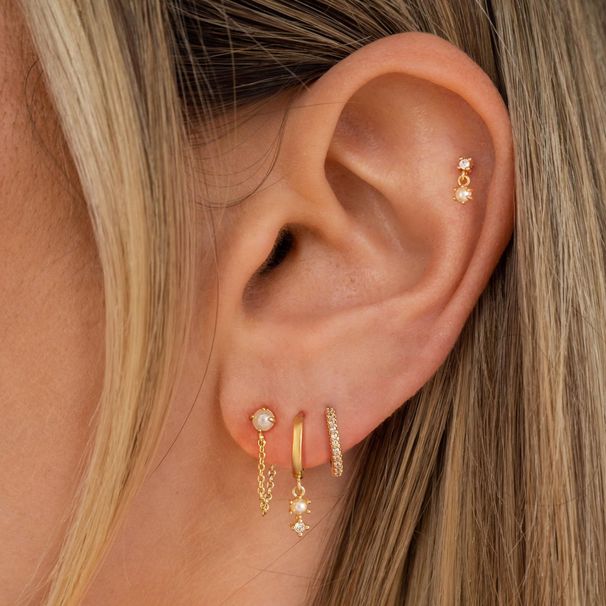 Women’s Jewelry Set Fashion Hot Sales Real Gold Brass Electroplating Fashionable Zircon Tassel Earrings Ladies Personalized Earrings Set_ipsvogv.com