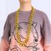 Men's Cuban Chain Necklace Street Trendy Simulation Gold Rich Props Accessories_ipsvogv.com