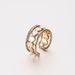 Multi Layered Heart-shaped Diamond Set Open Women With A And Cool Design Sense. Joint Tail Ring For Fashionable Rings_ipsvogv.com