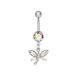 Women's Jewelry Zircon Belly Button Ring Belly Button Nail Piercing Jewelry_ipsvogv.com