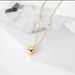 New Style Chinese Characters, Peace Happiness, Round Ball Titanium Steel Necklace, Personalized And Versatile Trendy_ipsvogv.com