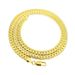 Non Fading High-quality Men's Jewelry 5MM Full Body Popular Vacuum Gold-plated Necklace_ipsvogv.com