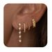 Women’s Jewelry Set Fashion Hot Sales Real Gold Brass Electroplated French Retro Pearl Pendant Ladies Light Luxury Style Earrings Set_ipsvogv.com