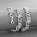 Fashion hit niche design star necklace personality diamond Cuban chain street trend all match chain_ipsvogv.com