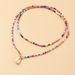 Bohemian Shell Alloy Glass Plating Women's Pendant Necklace_ipsvogv.com