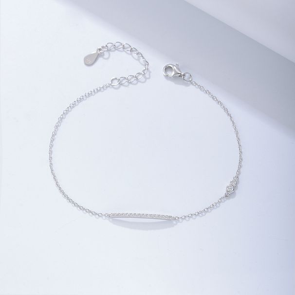 Women's Jewelry S925 Sterling Silver Bracelet Niche Design Chain Simple High End Light Luxury Cold Style Silver Jewelry_ipsvogv.com