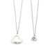 Peach Heart Fashion Versatile Love Embedding Couple 2-piece Set Necklace Accessories_ipsvogv.com