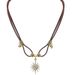 Sun God Pendant Necklace Women's 2023 Collarbone Light Luxury Niche Sun Flower Neck Chain Jewelry Trend_ipsvogv.com