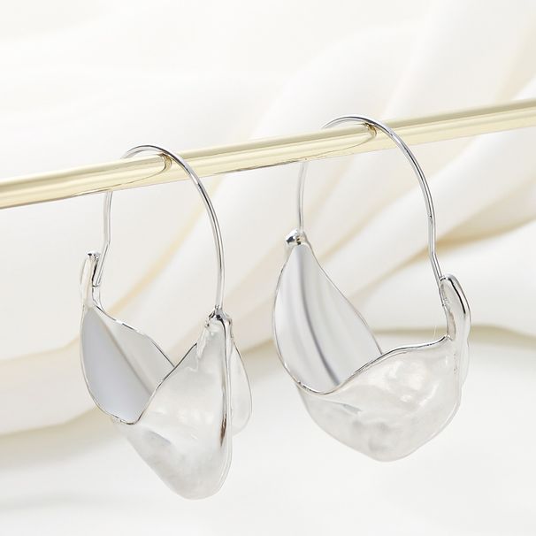 Fashionable OL American Irregular Personality Alloy Metal Female Versatile Simple Earrings Pendants_ipsvogv.com