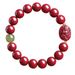 The classic Chinese traditional culture bracelet "Zhu Sha Zodiac Guanyin" is used to transport blessings, prosperity, and eliminate negative energy_ipsvogv.com