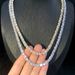 Men’s Jewelry Set Fashion Chain Necklaces Fashion Trend Zircon Tennis Chain Couple Style Hip Hop_ipsvogv.com