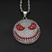 Jack Skellington Skull Cartoon Pendant Hip Hop Titanium Steel Necklace DZ492_ipsvogv.com