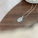 S Pure Silver Sea Blue Treasure Necklace Snake Bone Chain For Women, Simple, Elegant, Exquisite, Fashionable, INS Style,_ipsvogv.com