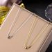 Titanium Steel Color-free Transferring Double-layer Necklace ins Trendy Internet Popular Cold Style Exquisite Clavicle Chain Simple Personalized Neckl_ipsvogv.com