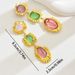 Fashionable with crystal inlay for women, exaggerated personality, multi-layered earrings, versatile earrings_ipsvogv.com