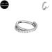 G23 Titanium 1.2*8/10mm Double Cross Nose Ring Piercing Jewelry Piercing Jewelry_ipsvogv.com