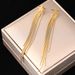 Fashionable Temperament, High-end Sense, Tassel Long Stainless Steel Geometric Earrings, Women's Non Fading Ear_ipsvogv.com
