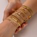Simple Classic Style Heart Shape 201 Stainless Steel Bracelets In Bulk_ipsvogv.com