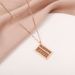 Jucai Little Abacus Titanium Steel Necklace With Unique Design, Unisex Neckchain, Japanese And Korean Internet_ipsvogv.com