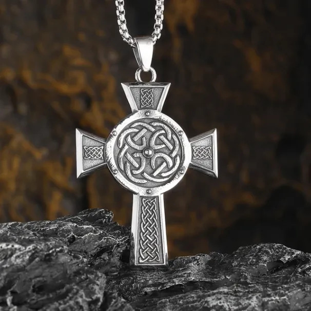 Hot Sales Classic Knights Templar Pendant for Men Women Retro Simple Cross Necklace Jewelry Gift_ipsvogv.com