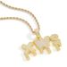 Pendants & Charms Hip Hop New Water Drop English Letter Pendant Electroplated Real Gold Full Zircon Personality Letter Versatile Necklace_ipsvogv.com